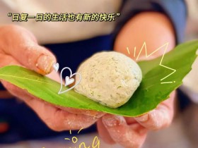 张家界特色小吃蒿子粑粑